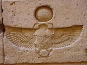 scarabeo - stele egizia