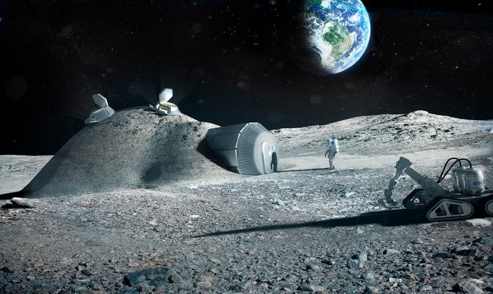 Costruire strutture abitative direttamente sulla Luna mediante l’utilizzo di stampanti 3D robotizzate, un nuovo studio dell’Agenzia Spaziale Europea