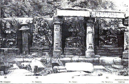 Il tempio Yogini Bheraghat, nel 1875 circa